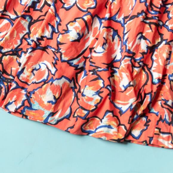 Plenty by Tracy Reese Floral Sleeveless Retro Fit Flare Racerback Dress Sz 10 - Picture 3 of 9